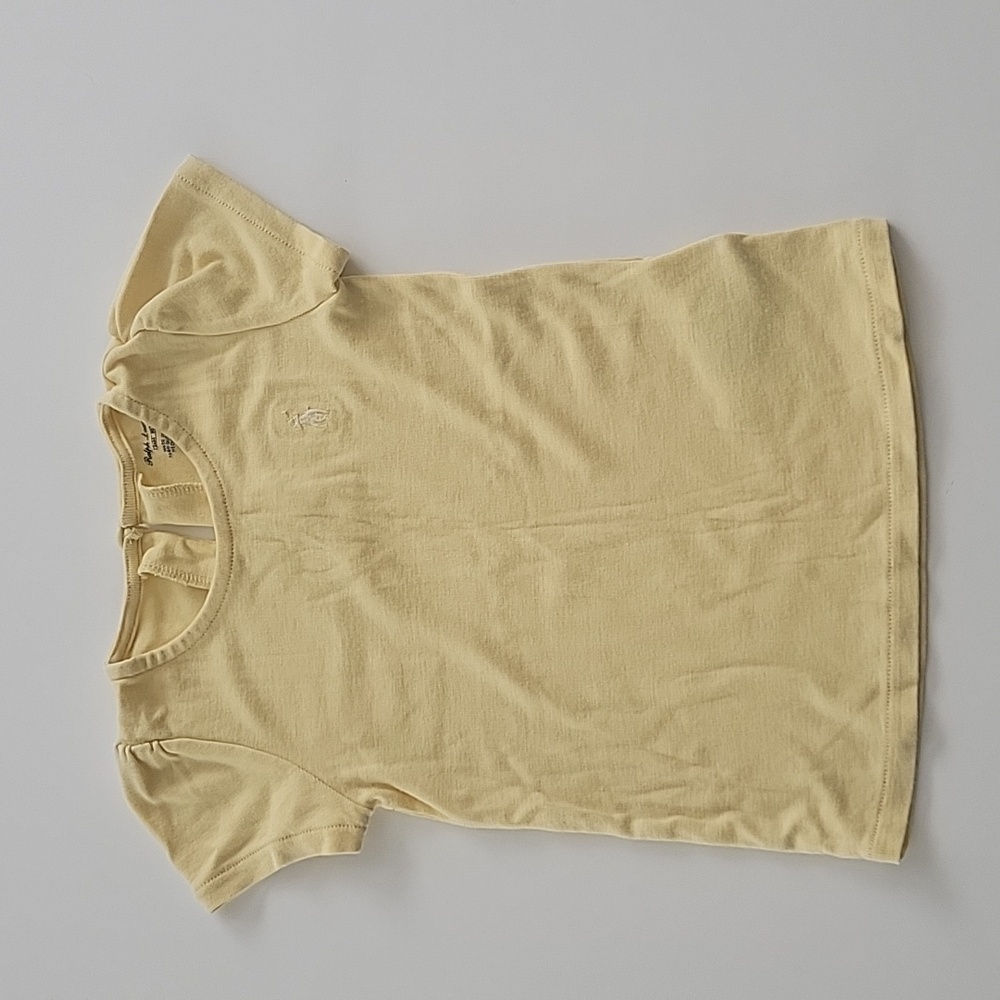 Ralph Lauren kids cotton top in pastel yellow 24M